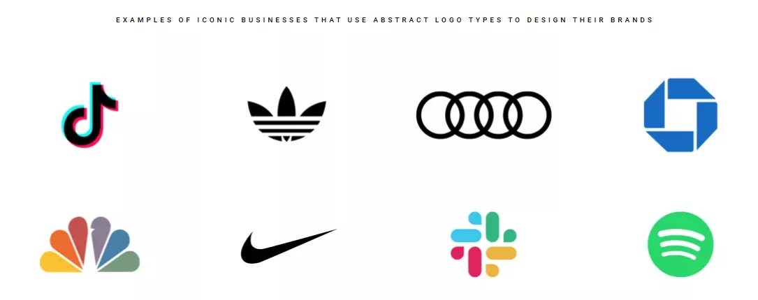 abstract logo types