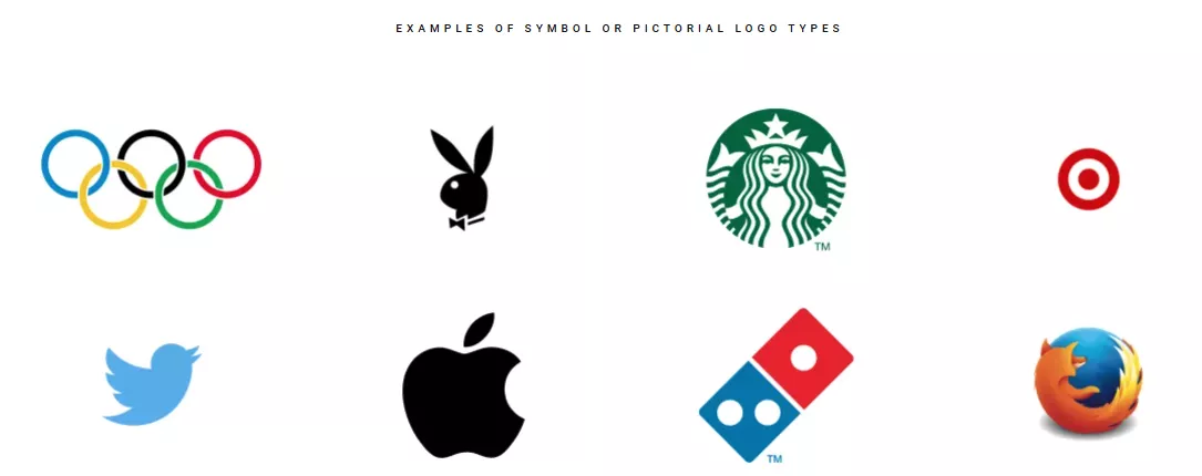 symbol pictorial logo types